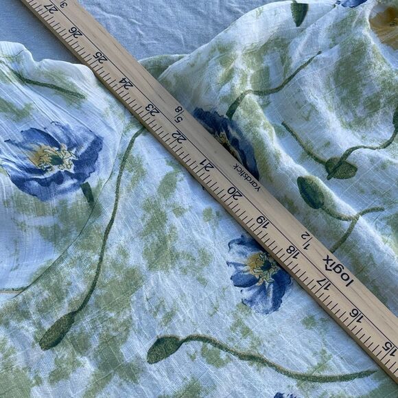 Serengeti size 2X floral fairy core layered asymmetrical hem flowy tunic - Picture 6 of 9